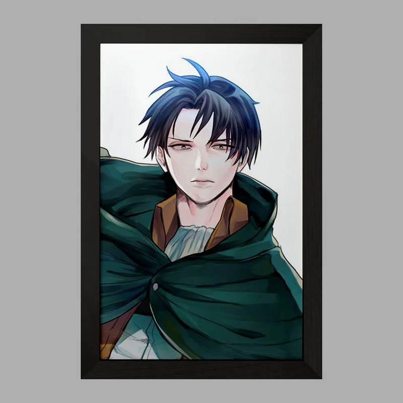 تابلو خندالو مدل لیوای انیمه اتک آن تایتان Attack on Titan  کد 18628