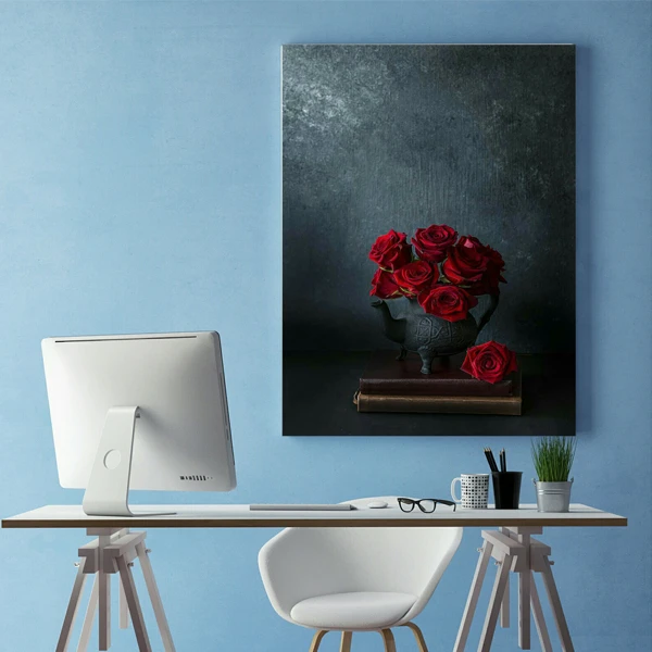 تابلو شاسی طرح گل مدل TSH568