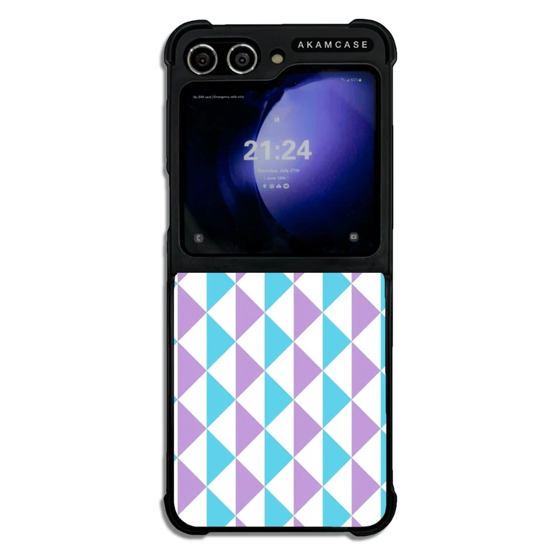 کاور آکام مدل AMCWSGZFLIP5-PASTEL PATTERN3 مناسب برای گوشی موبایل سامسونگ Galaxy Z Flip 5