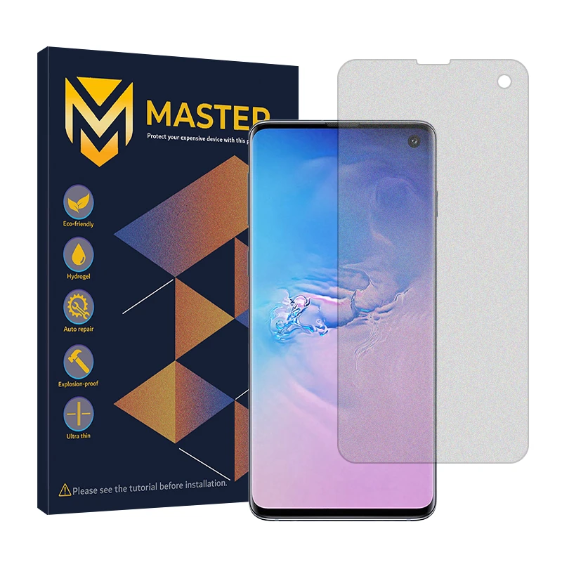 محافظ صفحه نمایش مات مستر مدل Resistant مناسب برای گوشی موبایل سامسونگ Galaxy S10