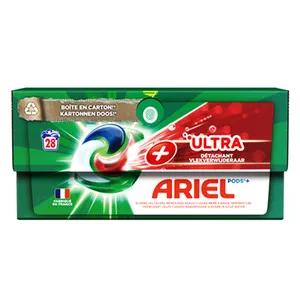 قرص ماشین لباسشویی آریل مدل Ultra بسته 28 عددی