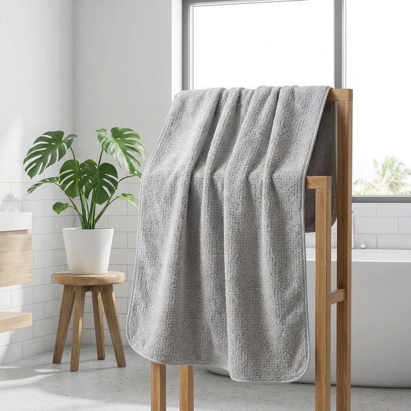 عکس شماره 2 : حوله استخری سوییت هوم مدل نانو سایز 70x140 سانتی متر