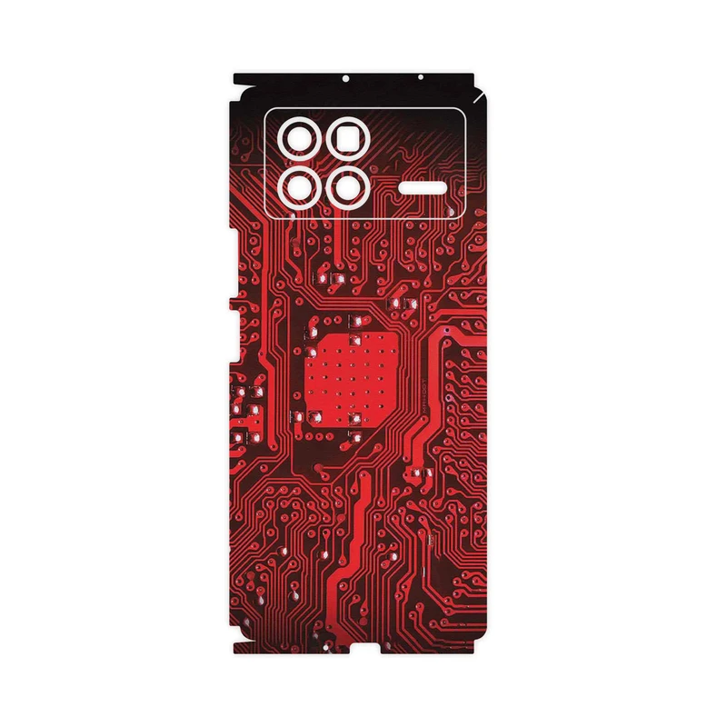 برچسب پوششی ماهوت مدل Red_Printed_Circuit_Board-FullSkin مناسب برای گوشی موبایل شیائومی Mix Fold 3