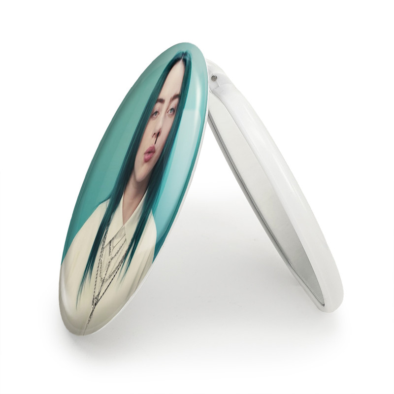 آینه جیبی خندالو طرح بیلی آیلیش Billie Eilish مدل تاشو کد 2650