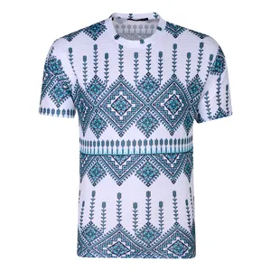 تی شرت آستین کوتاه مردانه مدل هاوایی گلیمی کد GL-AB