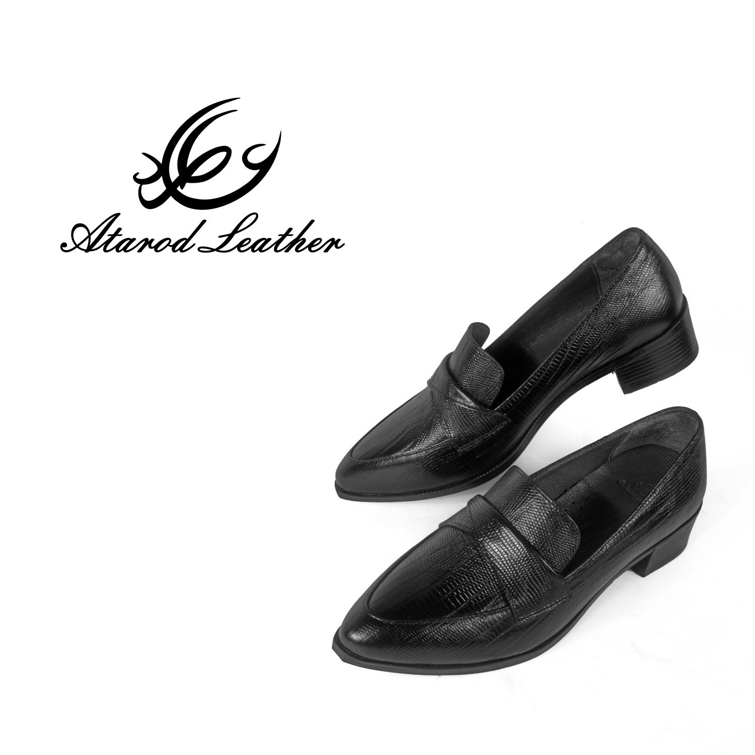 کفش زنانه چرم عطارد مدل چرم طبیعی کد SH210 -  - 8