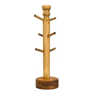 استند لیوان مدل چوبی کد JL02