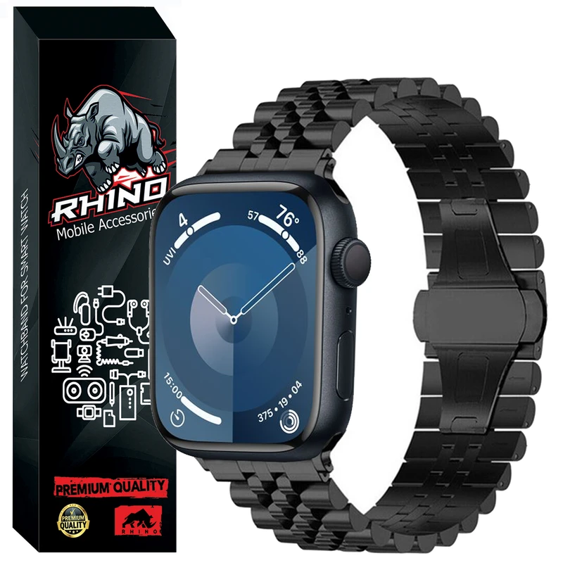بند راینو مدل 5Rows مناسب برای اپل واچ سری 9 41 میلی متری