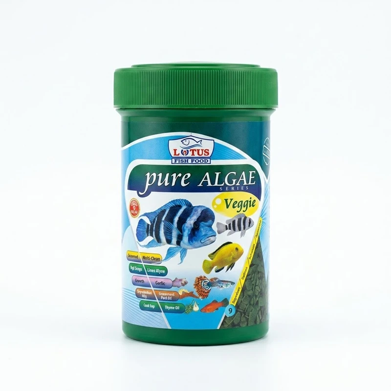 غذای ماهی لوتوس مدل Pure Algae Veggie وزن 35 گرم