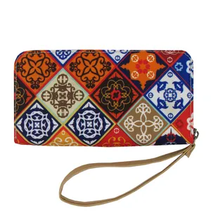 کیف پول زنانه ترسیم مدل ترنج کد TK-003
