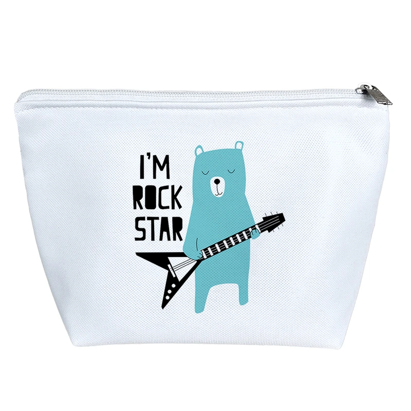 کیف لوازم آرایش دخترانه خندالو مدل موسیقی راک کد 1927