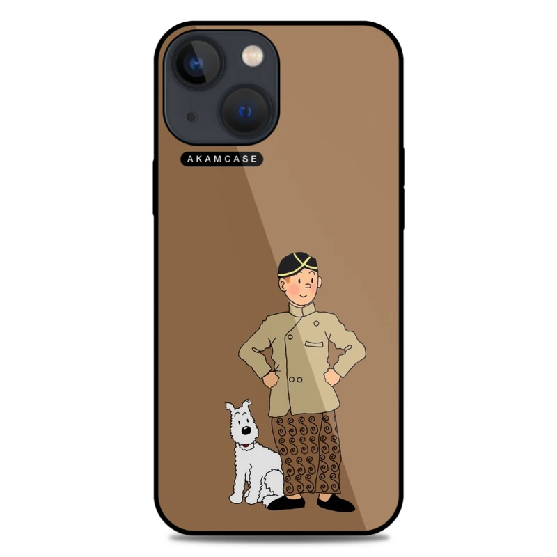 کاور آکام مدل AMC-WA13M-TINTIN-23 مناسب برای گوشی موبایل اپل iPhone 13 Mini