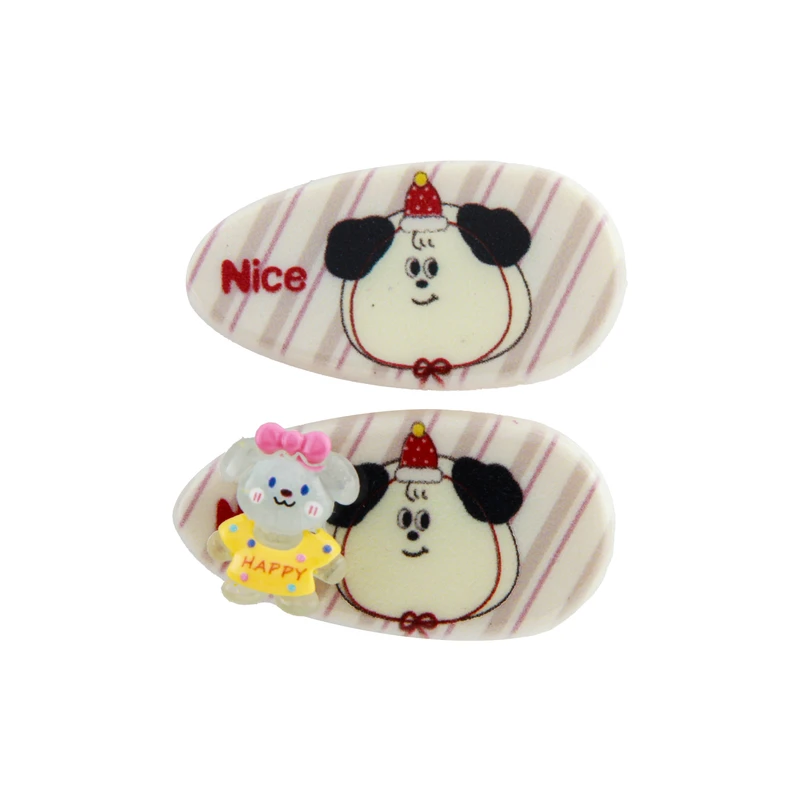 گیره مو زنانه مدل خرس کد 1580 مجموعه دو عددی