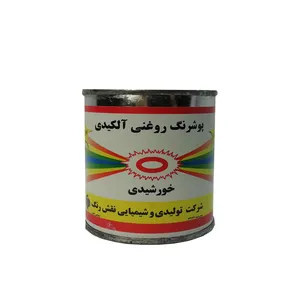 رنگ روغنی سفید براق نقش رنگ خورشیدی کد 100 حجم 1 لیتر