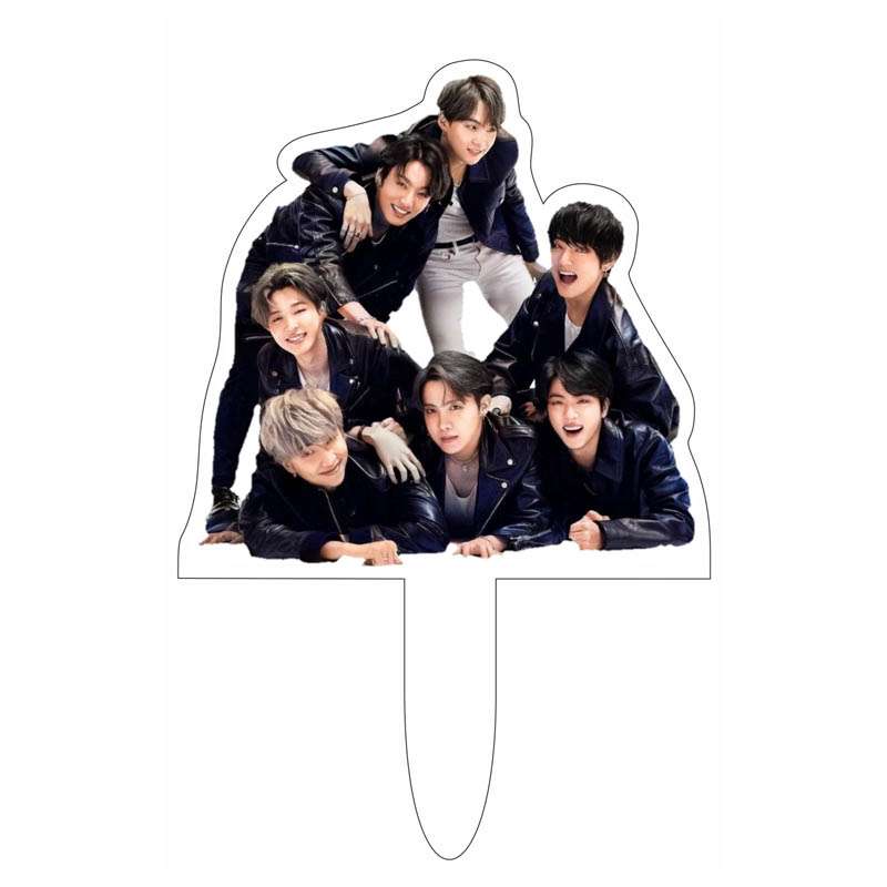 تاپر کیک مدل بی تی اس BTS کد 375