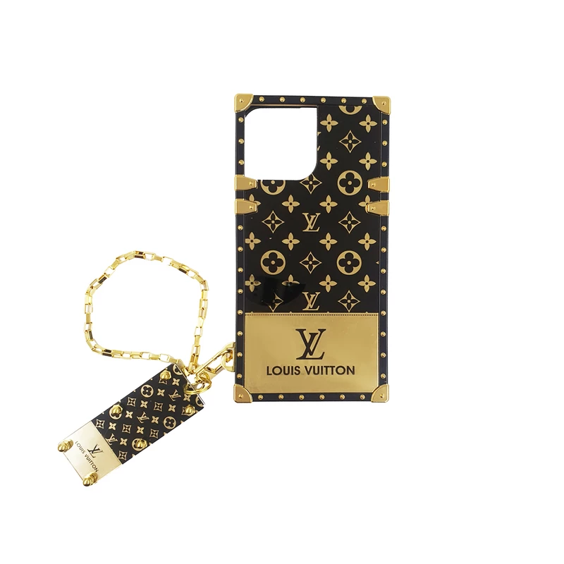 venetta aksesuar Iphone 13 Uyumlu Louis Vuitton sert plastik kılıf