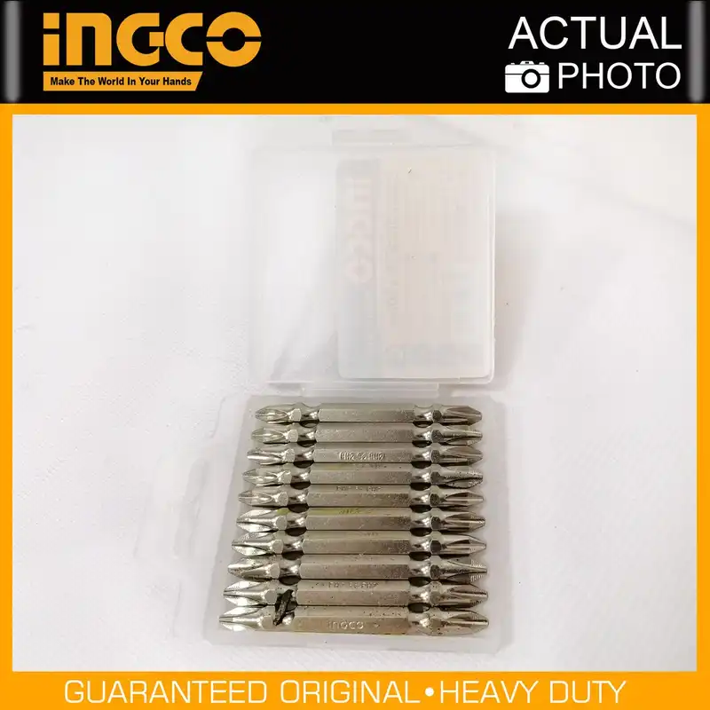 سری پیچ گوشتی دو سر چهار سو اینکو مدل SDB21PH-233 مجموعه 10 عددی