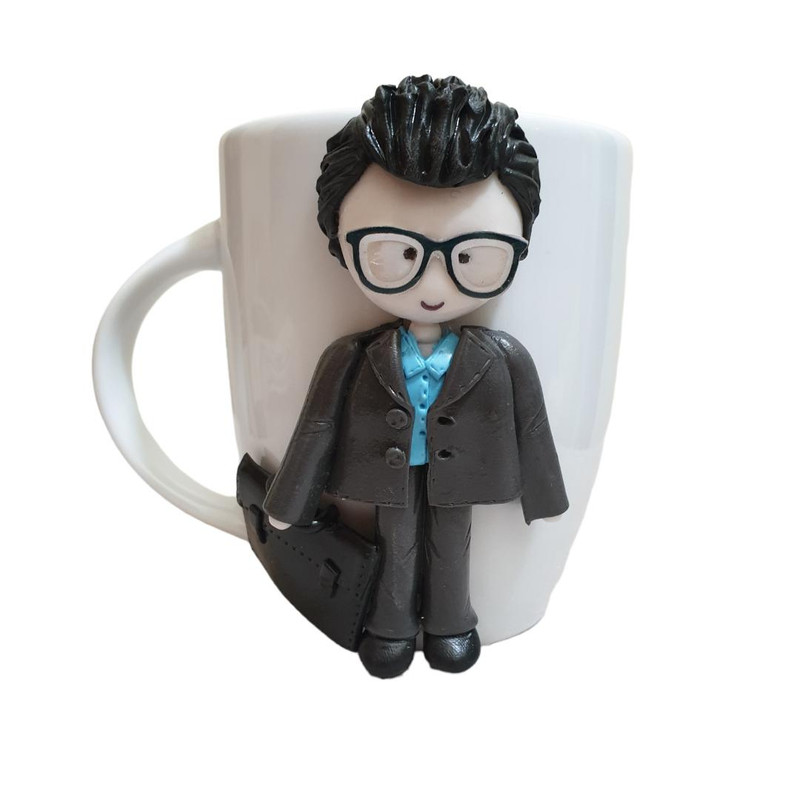 ماگ سرامیکی مدل عروسکی طرح معلم کد 1024