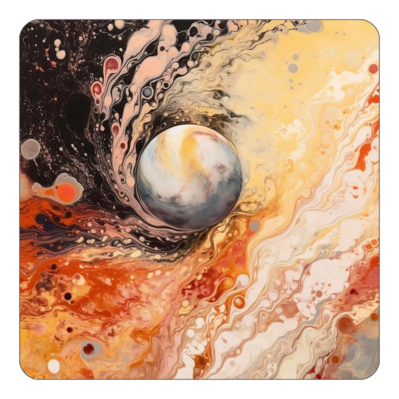 مگنت کاکتی طرح نقاشی رنگ روغن مدل mp72125