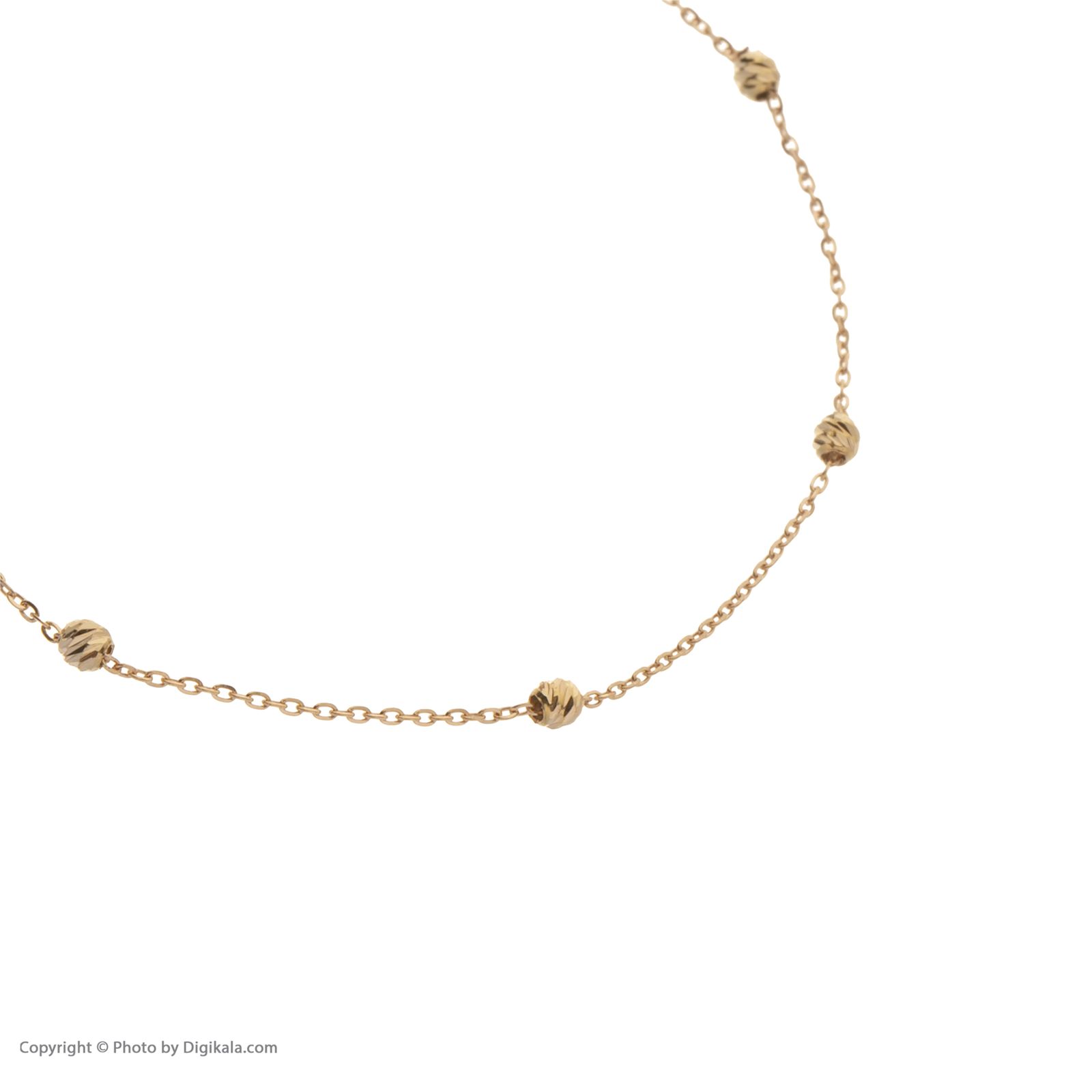 دستبند طلا 18 عیار زنانه مدیسا مدل B1039 -  - 4