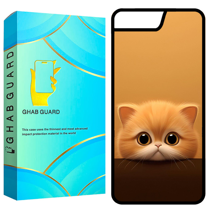  کاور قاب گارد طرح گربه مدل GCHP7P مناسب برای گوشی موبایل اپل iPhone 7 Plus / 8 Plus