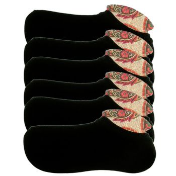 جوراب زنانه کد 1316 بسته 6 عددی