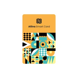 تگ NFC مدل کارت ویزیت هوشمند طرح نارنگی