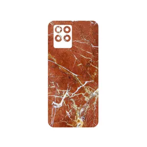 MAHOOT Red Marble Cover Sticker for Realme 8 Pro
