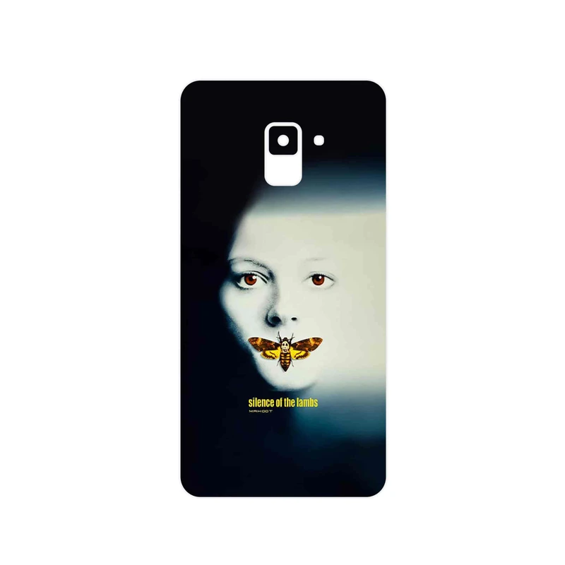 برچسب پوششی ماهوت مدل Silence of the Lambs مناسب برای گوشی موبایل سامسونگ Galaxy A8 Plus 2018