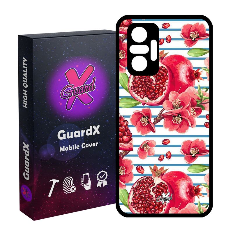 کاور گارد ایکس طرح انار مدل Glass10396 مناسب برای گوشی موبایل شیائومی Redmi Note 10 Pro / Note 10 Pro Max
