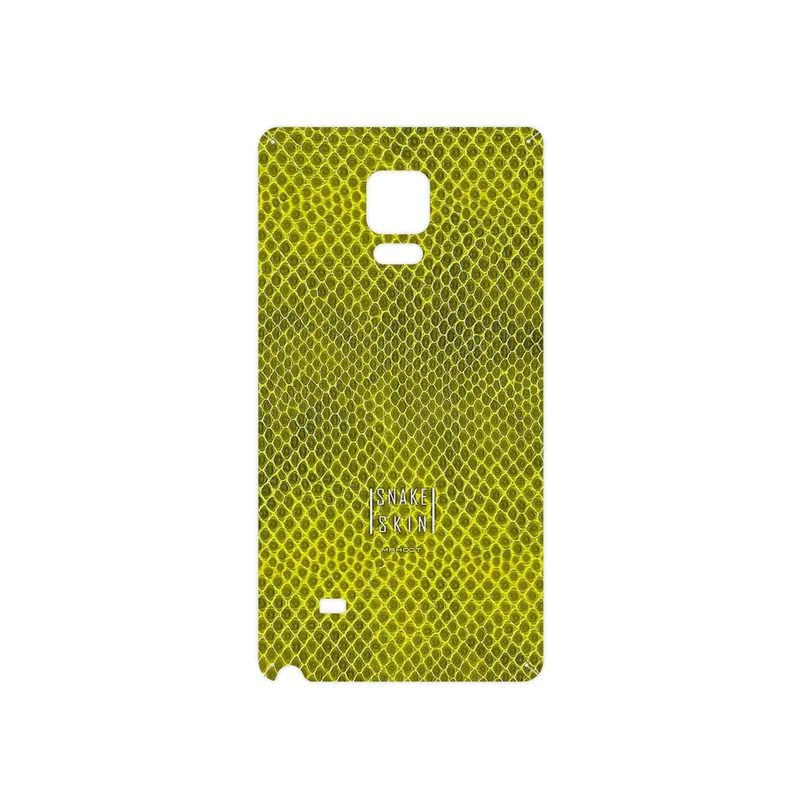 برچسب پوششی ماهوت مدل Yellow Snake Skin مناسب برای گوشی موبایل سامسونگ Galaxy Note Edge