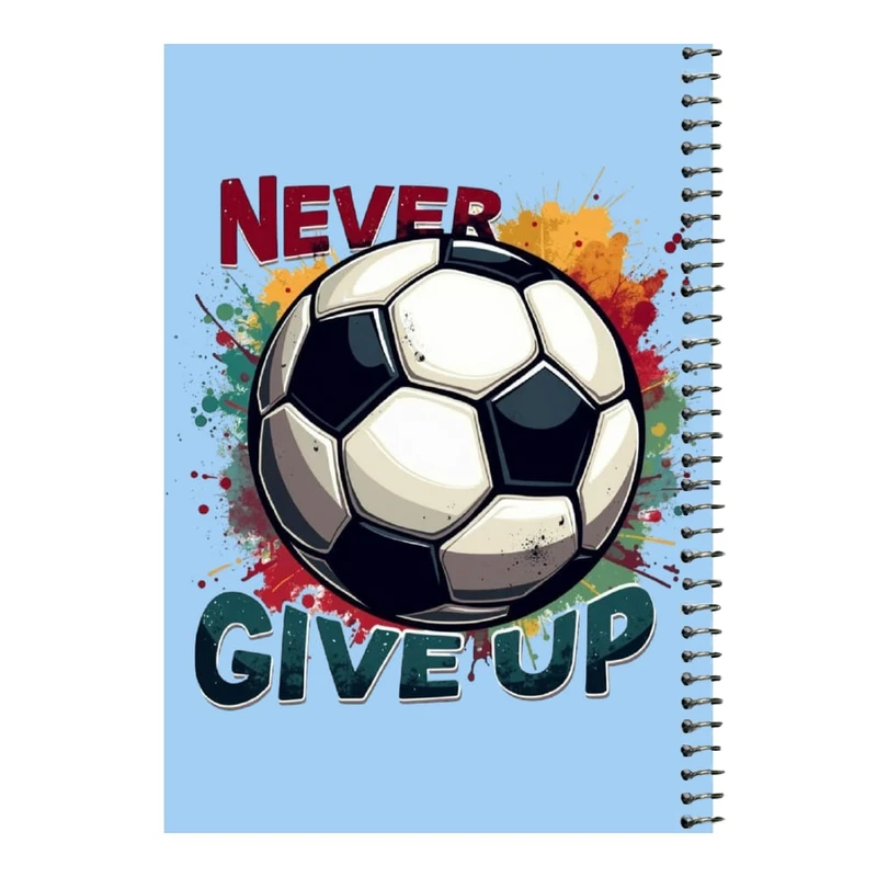 دفتر مشق 80 برگ اس جی مدل توپ فوتبال     