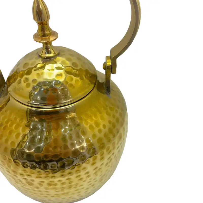 قوری برنجی مدل چکشی