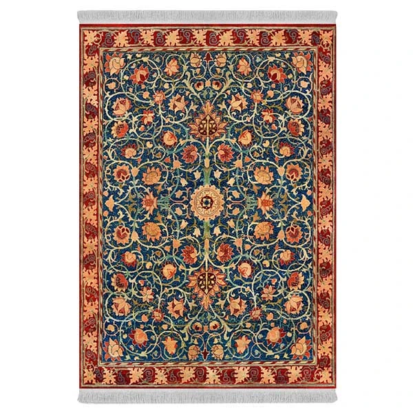 فرش پارچه‌ای دفه مدل فرشینه هازان مخمل کد 024