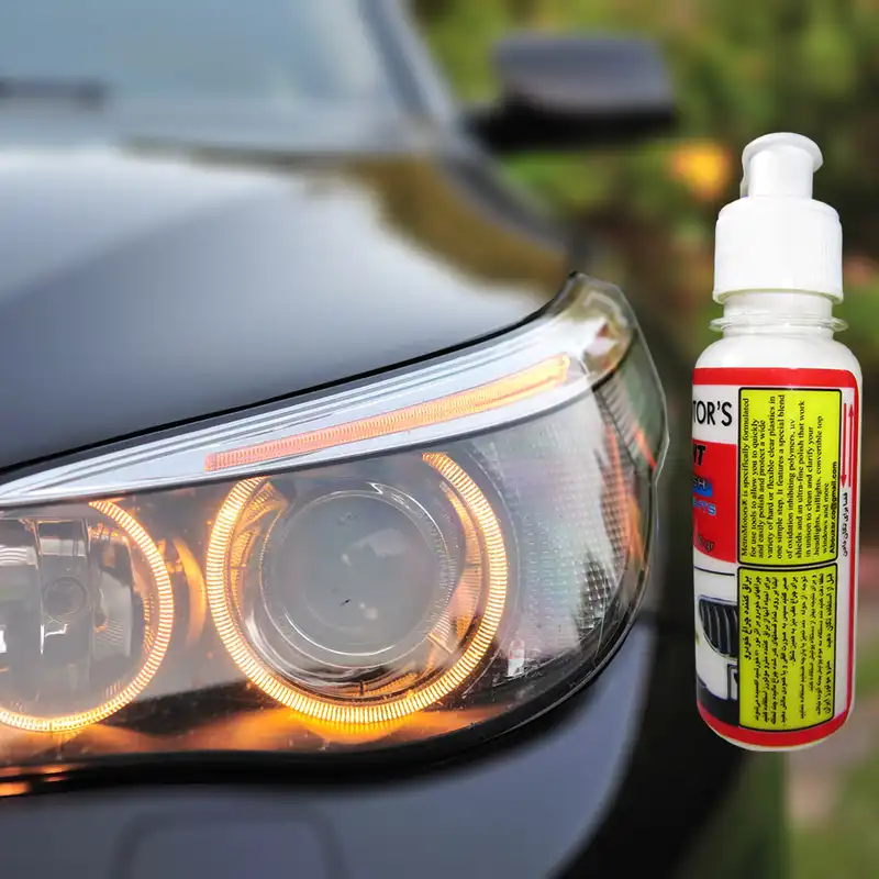 براق کننده چراغ خودرو پولیش تمیز کننده ام موتورز مدل Power light حجم 110 میلی لیتر