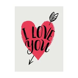 کارت پستال ماهتاب طرح عشق love کد 2791