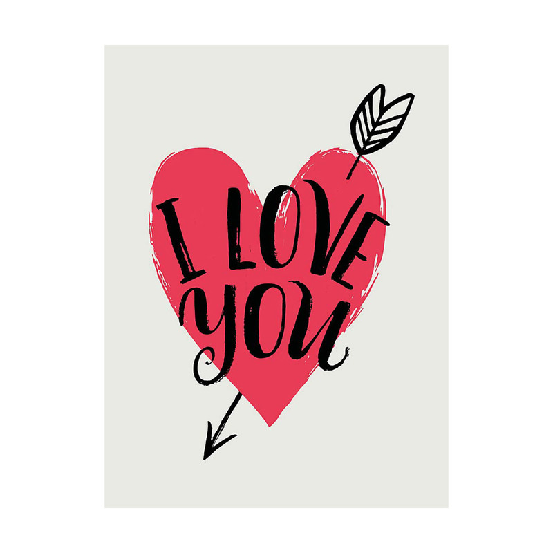 کارت پستال ماهتاب طرح عشق love کد 2791