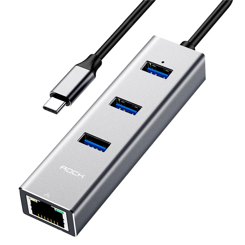 هاب 3 پورت USB-C راک مدل RACB0658