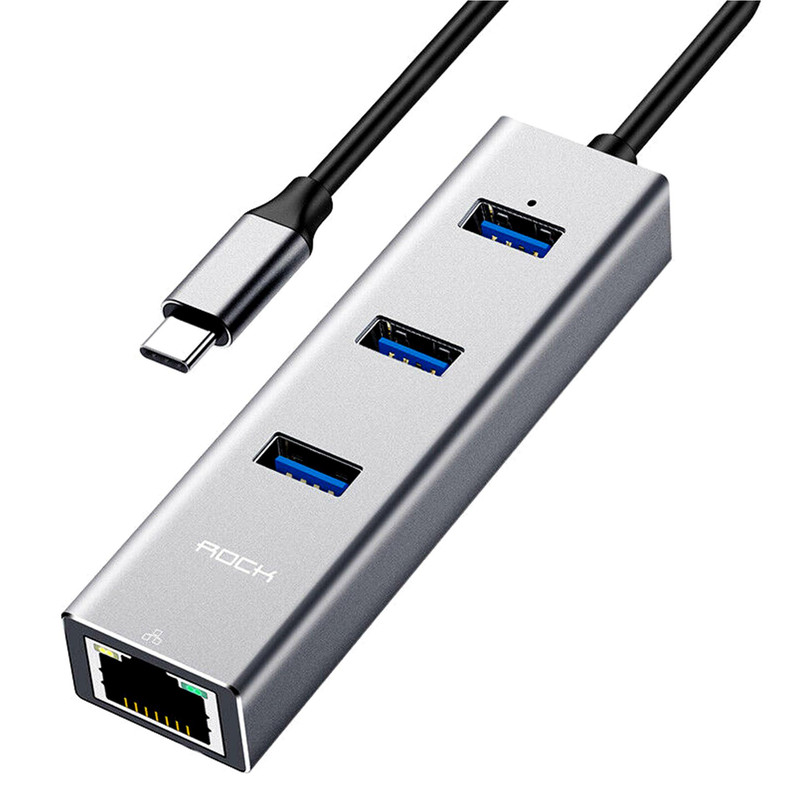 هاب 3 پورت USB-C راک مدل RACB0658
