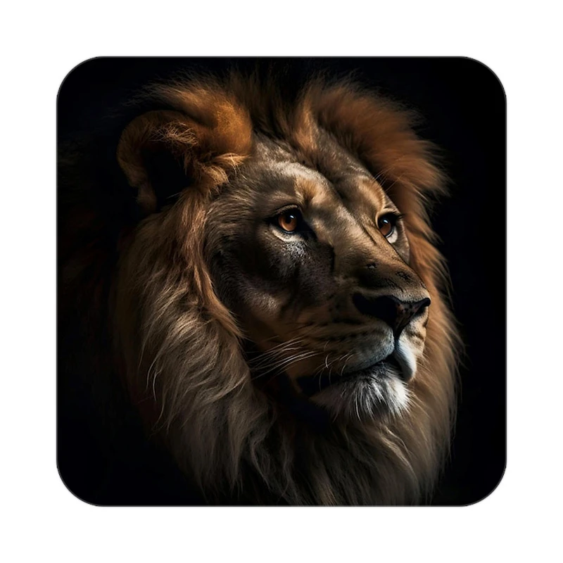 زیر لیوانی کاکتی طرح شیر مدل mp23977