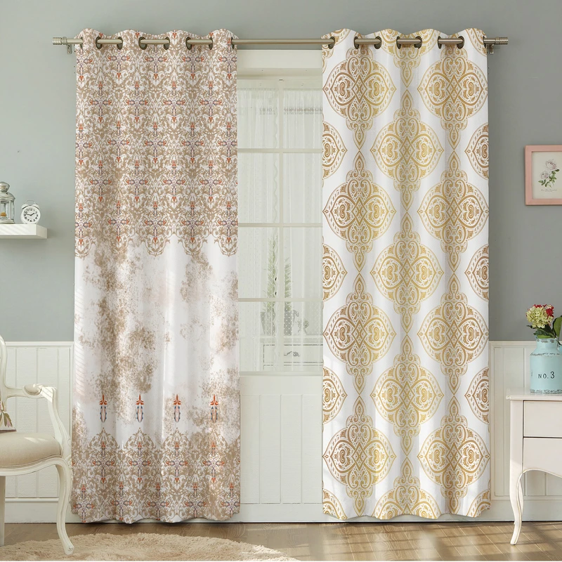 پرده نیروانا طرح مدرن  مدل هازان کد 9085 سایز 140×280 سانتی متر