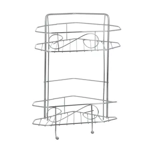 قفسه حمام شکیبا مدل H Corner Chrome 2