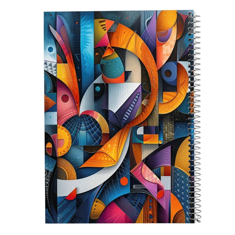 دفتر ژورنال نویسی 50 برگ مدوپد مدل نقطه ای طرح اشکال فانتزی کد DF16130