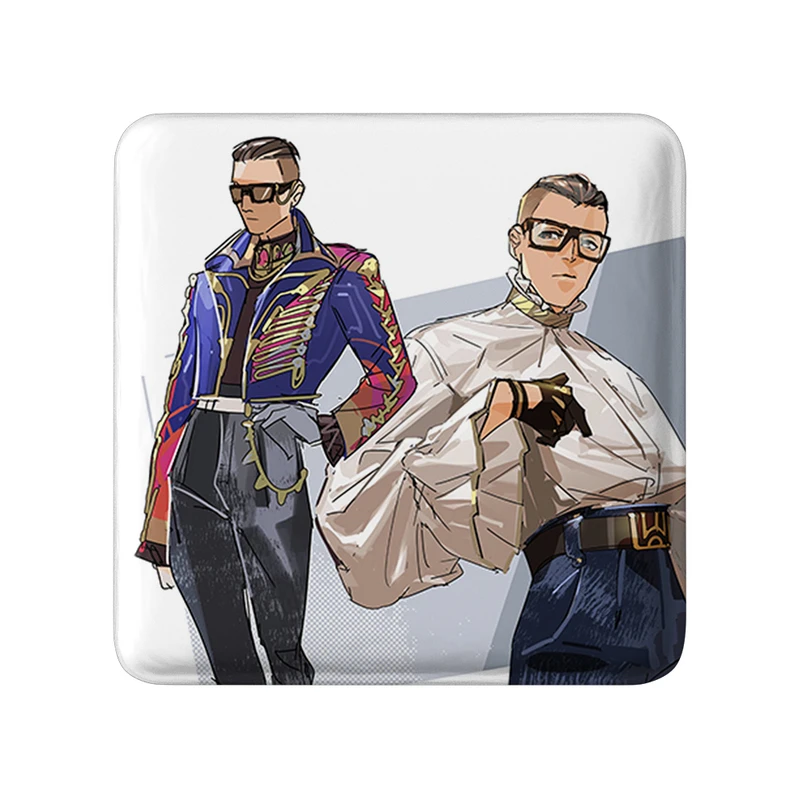 پیکسل خندالو طرح بازی ولورانت (Valorant) مدل مربعی کد 33055