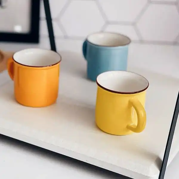 فنجان قهوه خوری سرامیکی مدل espresso بسته 6 عددی