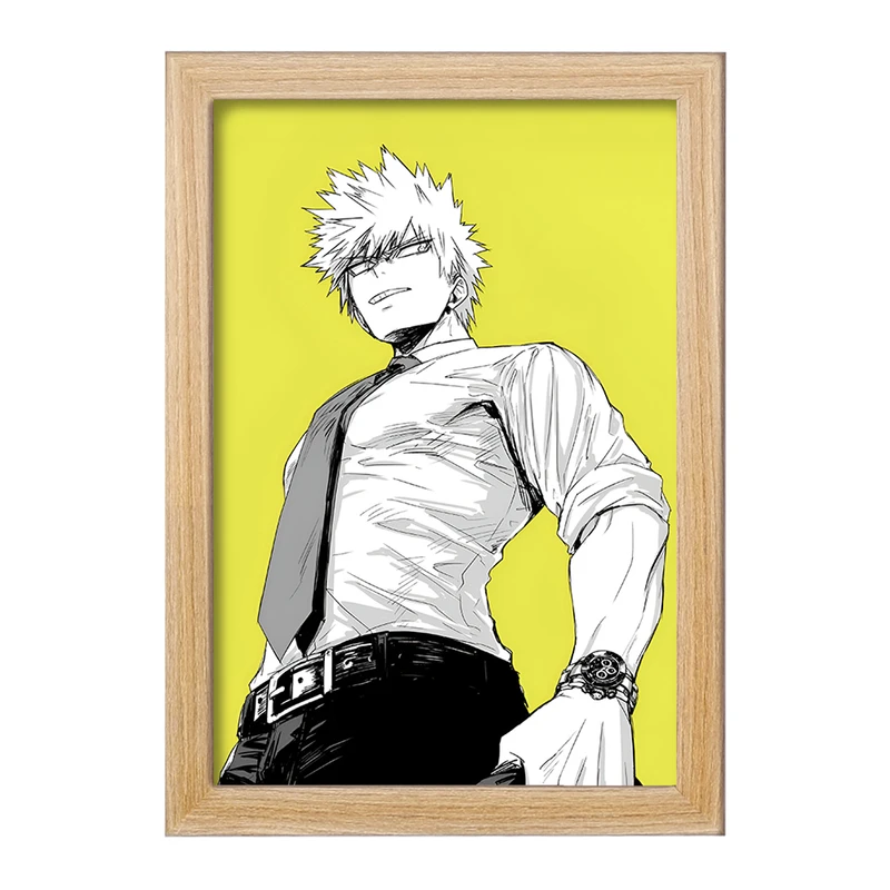 تابلو خندالو مدل انیمه آکادمی قهرمان من کد F5567