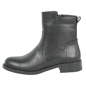 نیم بوت زنانه مدل چرم فلوتر کد 1987