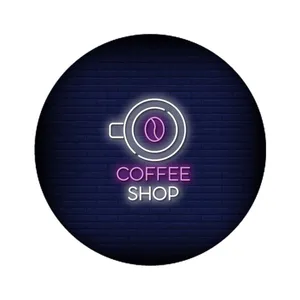 استیکر تزئینی موبایل مدل آرم کافی شاپ کد 4729
