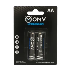 OMV R6P Super heavy duty AA Battery Pack Of 2