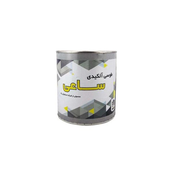 رنگ طوسی آلکیدی ساعی مدل T-2 حجم 1 لیتر